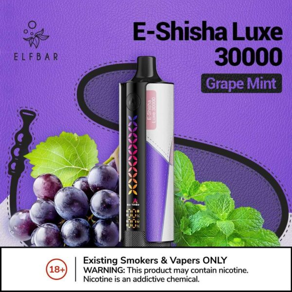 ELFBAR E-Shisha Luxe 30,000 Puffs Disposable Vape - Image 6