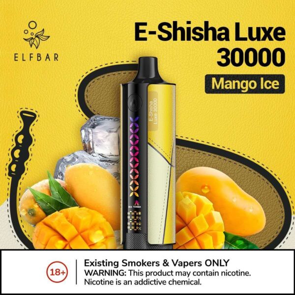 ELFBAR E-Shisha Luxe 30,000 Puffs Disposable Vape - Image 9